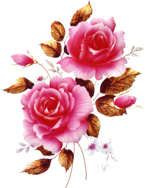les fleures roses